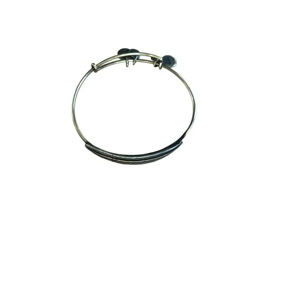Alex and Ani Quil Feather Wrap Cuff Bracelet